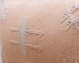 Cactus Silk Moroccan Sabra Lumbar Throw, Pale Pink - Rectangle 13"x21" (CTS-S150)