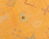 Cactus Silk Moroccan Sabra Runner - Mustard Yellow 2'11"x9'10"ft  (UNS-XL019)