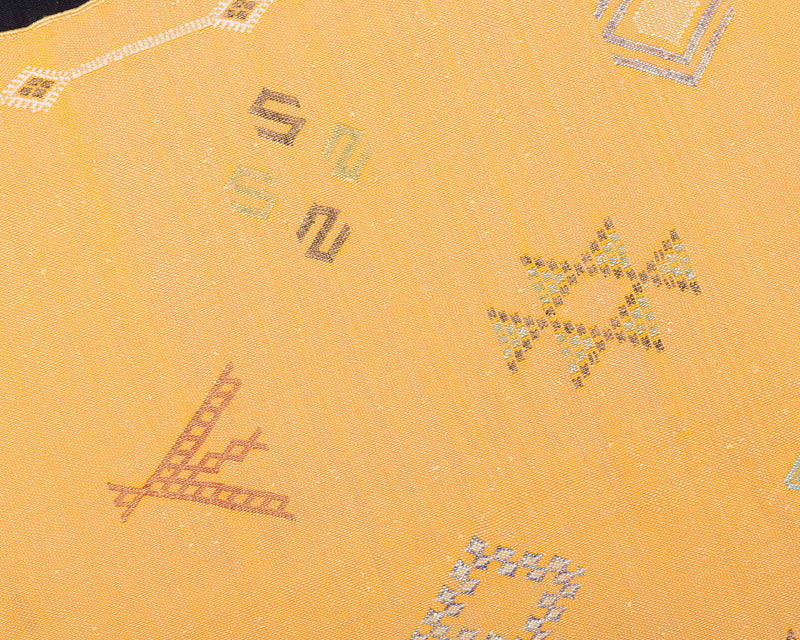 Cactus Silk Moroccan Sabra Runner - Mustard Yellow 3'01"x9'04" ft  (UNS-XL040)