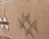 Cactus Silk Moroccan Sabra Lumbar Throw, Coffe Liqueur - Rectangle 14"x36" (CTS-A156)