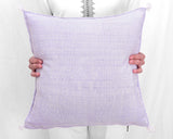 Cactus Silk Moroccan Sabra Pillow Throw, Lilac Purple - Square 20"x20" (CTS-P137)