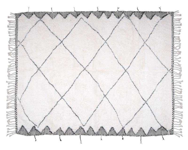 Beni Ourain Rug, Diamond Rug, Berber Pattern Rug