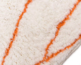 Moroccan Rug, Orange Berber Rug,Beni Ourain Carpet