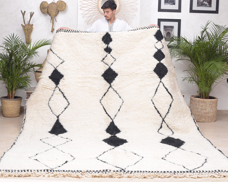 Soft Rug, Geometric Rug, Elegant Rug,8x10 Wool rug