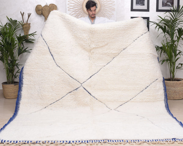 Moroccan Wool Rug, Beni Ourain Rug, Abstract Rug