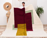 Beni Ourain Rug for Living Room, Berber Carpets, Beni ourain