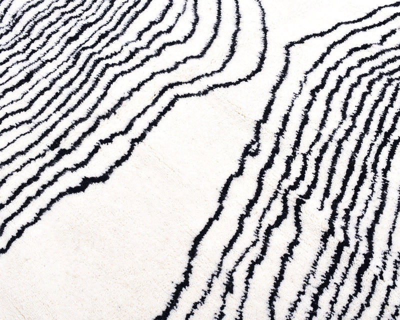 Moroccan Abstract Rug, Abstract Wool Rug, Abstract Wool Rug