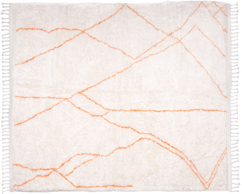 Beni Ourain Rug, Handknotted Rug, Abstract Rug