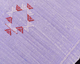 Cactus Silk Moroccan Sabra Area Rug - Light Purple 4'11"x8'01"ft 