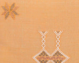 Cactus Silk Moroccan Sabra Pillow Throw, Mustard Yellow - Square 20"x20" (CTS-P102)