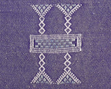 Cactus Silk Moroccan Sabra Pillow Throw, Violet Purple - Square 20"x20" (CTS-P103)