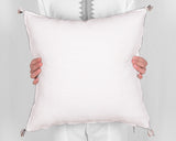 Cactus Silk Moroccan Sabra Pillow Throw, Off White - Square 20"x20" (CTS-P108)