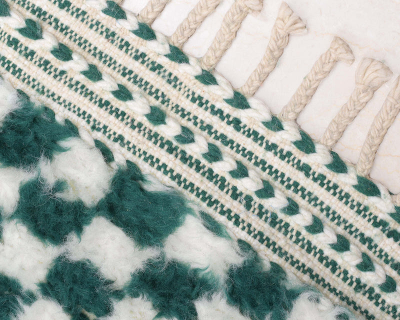Green Moroccan Rug,Custom Fit