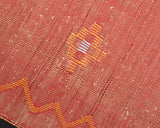 Cactus Silk Moroccan Sabra Runner - Burnt Orange 3'01"x6'07"ft  (RNS-R20)